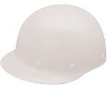 ヘルメット　野球帽型（飛・墜）　白　377-02WH