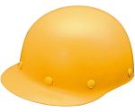 ヘルメット　野球帽型（飛・墜）　黄　377-02YE