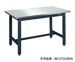 軽量作業台・KKタイプ (ステンレス天板SUS430) W1800×D900×H740mm ダークグレー　KK189SU4DN