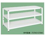 サカエラック (高さ調整タイプ) W1800×D350×H700～800mm パールホワイト　TSTN11870W