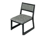 木製都高座椅子　新翁（布）（スタッキングタイプ）　RFIC301