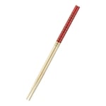 竹製 歌舞伎菜箸 赤 39cm