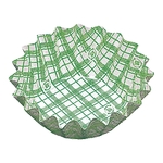 紙カップ ココケース 丸型(500枚入) 緑　8号深