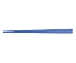 PETすべり止め付彫刻入箸(100膳入) ブルー　PT-180