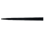PBT五角箸(10膳入)黒 22.5cm 90030600