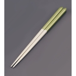 木製 ブライダル箸(5膳入) パールホワイト/グリーン
