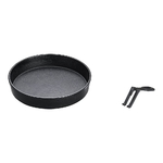 鉄　すきやき鍋　ハンドル付（黒ぬり）23cm　QSK49023