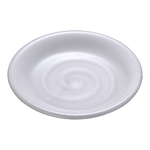乳白 丸小皿　T03-244