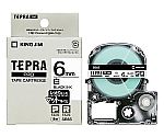 テプラ PROテープマット白ラベル 6mm黒文字　SB6S