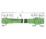 USL低圧用ホース(PFAコルゲーションチューブ) 15A×1m　00I-114-01