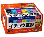 プレジール 汎用インクカートリッジ 6色パック(染料)　PLE-EITH-6P