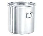 ステンレス折りたたみ取っ手付密閉容器 (バンド式) 65L　CTLF-43