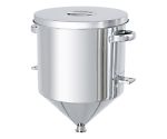 ホッパー型汎用容器 ブラケット付 150L　HT-ST-BRK-565