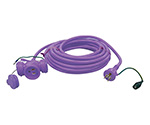3P防水型延長コード 紫　KM03-10JP