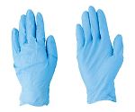 ニトリルゴム使い捨て手袋 ニトリル使いきり手袋 ブルー 粉無 SSサイズ （100枚入）　2041-SS