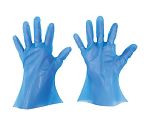 使い捨て手袋 ニューマイジャストエコノミー化粧箱 ML ブルー 1箱（200枚入）　BNEK-ML