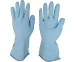 ニトリル薄手手袋ブルー　S　（10双入）　NBR1450PF-BPS