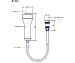 呼出握りボタン（コード長3m）　NBR-8A-C-3