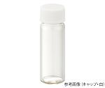 ねじ口瓶（無色） PPキャップ（白） シリコンパッキン　組合せセット　100組入　S-08　250043