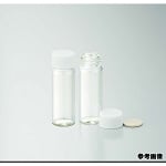 ねじ口瓶（無色）+PPキャップ（白）+フッ素PTFE/ニトリルパッキン　組合せセット　50組入　SV-15　250628