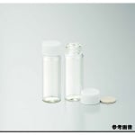 ねじ口瓶（無色）+メラミンキャップ（白）+フッ素PTFE/ニトリルパッキン　組合せセット　20組入　SV-110　250874
