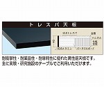 作業台　オプション天板（実験用/トレスパ天板）　ダークグレー　ST-1875TC
