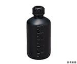 細口びん　黒色　PE　500mL　0116BK
