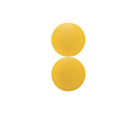 カラーマグネット 丸 黄 1袋（2個入）　40