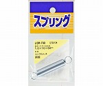 ユニクロメッキ　引バネ　線径1mm×外径10mm×自由長60mm　SR-730