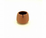 ワイドフェルトキャップ　丸脚用　32-45mm　薄茶　4個入　GK-703