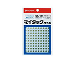 マイタック カラーラベル 金 5mm 1パック（130片×10枚入）　ML-1419