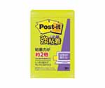 Post-it 強粘着 75mm×25mm ライム 1パック（90枚×2パッド入）　500SS-LI