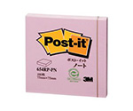 Post-it 再生紙ノート ピンク 1パック（100枚×1パッド入）　654RP-PN