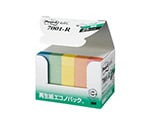 Post-it 再生紙見出し レインボー 1箱（100枚×25パッド入）　7001-R