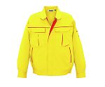 長袖ジャケット　イエロー×レッド　2627-34-M