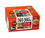 プレジール　汎用インクカートリッジ　BCI-381+380/6MP用　6色セット　PLE-C381-6P