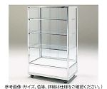 LED付ショーケース　F12-451　1200×450×2100mm　ブラック　F12-451ﾌﾞﾗｯｸLED