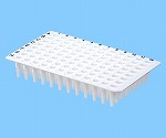 96ウェルPCRプレート（PCR P-T） 白 1箱（50枚×4箱入）　72.1978.232