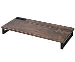 モニタースタンド（コンセント付）　59×25cm　アンティークブラウン　DTSE-5925(ABRS/BK)