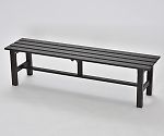 アルミ縁台　120cm　ダークブラウン　ABT-120(DBR)