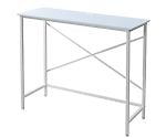 スタンディングデスク（コンセント付）　120cm　ホワイト　FSD-1248E(WH)