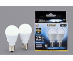 LED電球　広配光　25形相当　昼白色　2個セット　LDA2N-G-E17-2T52P