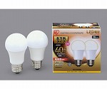 LED電球　全方向　40形相当　電球色　2個セット　LDA5L-G/W-4T52P