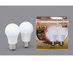 LED電球　全方向　60形相当　電球色　2個セット　LDA8L-G/W-6T52P