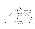 三角布（10枚）　ピンク　M　477-33 M
