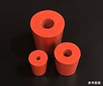 穴付き赤ゴム栓　15号　Φ13　