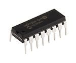 12ビット ADコンバータ SPI 16ピン PDIP 1袋（5個入）　MCP3208-CI/P