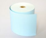 カラーサーマルロール　片面　50巻入　青　230-04016050