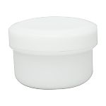 軟膏壷（軟膏容器・定量タイプ）20mL　白　50個　AT20F-01