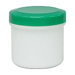 軟膏壷（軟膏容器・定量タイプ）100mL　緑　20個　AT100F-04